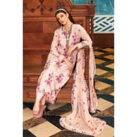Embroidered Swiss Voile Unstitched Suit With Embroidered Chiffon Dupatta LSV-32006 3PC - image 5