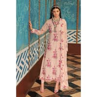 Embroidered Swiss Voile Unstitched Suit With Embroidered Chiffon Dupatta LSV-32006 3PC - image 2