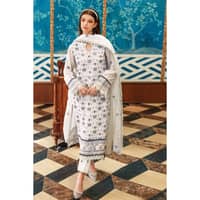 Embroidered Swiss Voile Unstitched Suit LSV-32014 3PC - image 5