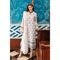 Embroidered Swiss Voile Unstitched Suit LSV-32014 3PC - image 2
