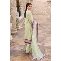 Sequins Embroidered Swiss Voile Unstitched Suit With Sequins Embroidered Chiffon Dupatta LSV-32005 3PC - image 5