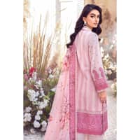 Foil Embroidered Lawn Unsitched Suit With Foil Embroidered Paper Cotton Dupatta LSV-32021 3PC - image 5