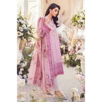 Foil Embroidered Lawn Unsitched Suit With Foil Embroidered Paper Cotton Dupatta LSV-32021 3PC - image 4