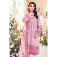 Foil Embroidered Lawn Unsitched Suit With Foil Embroidered Paper Cotton Dupatta LSV-32021 3PC