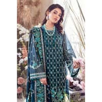 Embroidered Swiss Voile Unstitched Suit With Embroidered Paper Cotton Dupatta LSV-32022 3PC - image 5