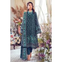 Embroidered Swiss Voile Unstitched Suit With Embroidered Paper Cotton Dupatta LSV-32022 3PC - image 3