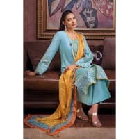 Embroidered Lawn Unstitched Suit With Digital Printed Mehsuri Dupatta SP-32002 3PC - image 5