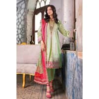 Embroidered Lawn Unstitched Suit With Digital Printed Mehsuri Dupatta SP-32001 3PC - image 4