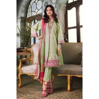 Embroidered Lawn Unstitched Suit With Digital Printed Mehsuri Dupatta SP-32001 3PC - image 3