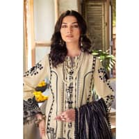 Embroidered Lawn Unstitched Suit With Printed Paper Cotton Dupatta PC-32001 3PC - image 5
