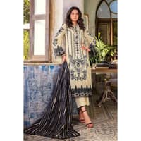 Embroidered Lawn Unstitched Suit With Printed Paper Cotton Dupatta PC-32001 3PC - image 4