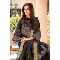 Embroidered Dobby Lawn Unstitched Suit With Jacquard Dupatta MJ-32021 3PC