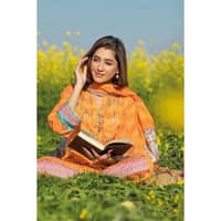 Lawn Unstitched Digital Printed Suit CL-32189 3PC - image 5