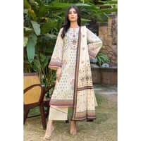 Lawn Unstitched Digital Printed Suit CL-32068 3PC - image 4