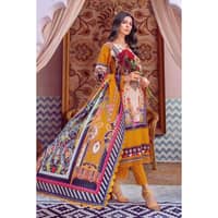 Lawn Unstitched Digital Printed Suit CL-32174 3PC - image 4