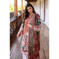 Lawn Unstitched Digital Printed Suit CL-32340 3PC - image 4