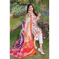 Lawn Unstitched Digital Printed Suit CL-32290 3PC - image 5