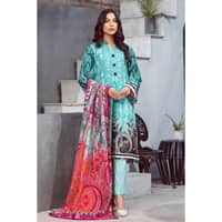 Lawn Unstitched Digital Printed Suit CL-32155 3PC - image 2