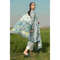 Lawn Unstitched Digital Printed Suit CL-32250A 3PC - image 4