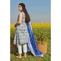 Lawn Unstitched Printed Suit CL-32295B 3PC - image 4