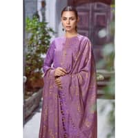 Lawn Unstitched Gold Printed Suit CL-32394A 3PC