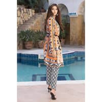 Lawn Suit Unstitched Digital Printed Shirt Trouser TL-32017 2PC - image 3