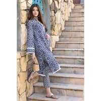 Lawn Unstitched Suit Shirt Trouser TL-32053 2PC - image 5