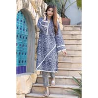 Lawn Unstitched Suit Shirt Trouser TL-32053 2PC - image 4