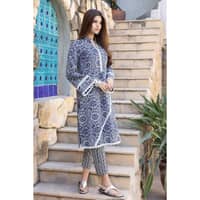 Lawn Unstitched Suit Shirt Trouser TL-32053 2PC - image 3