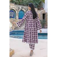 Lawn Unstitched Suit Shirt Trouser TL-32054 2PC - image 3