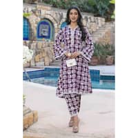 Lawn Unstitched Suit Shirt Trouser TL-32054 2PC - image 2