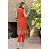 Lawn Glitter Printed Unstitched Suit TL-32019B 2PC - image 3