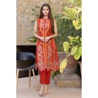 Lawn Glitter Printed Unstitched Suit TL-32019B 2PC - image 2