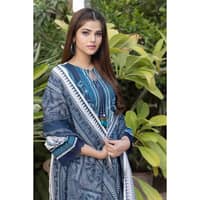Lawn Unstitched Suit Shirt Dupatta TL-32058A 3PC
