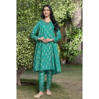 Lawn Suit Unstitched Gold Printed Shirt Trouser TL-32047 2PC - image 2