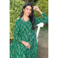 Lawn Suit Unstitched Gold Printed Shirt Trouser TL-32047 2PC