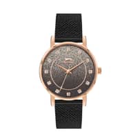 Slazenger Ladies Stainless Steel Watch SL.09.2053.3.04 Black