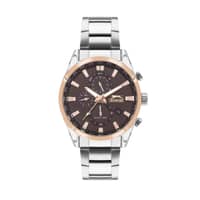 Slazenger Gents Stainless Steel Watch SL.09.2058.2.05 Brown