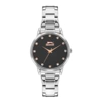 Slazenger Ladies Stainless Steel Watch SL.09.2071.3.04 Black