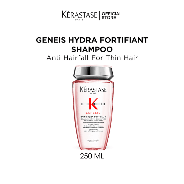 Kerastase Genesis Hydra-Fortifiant Shampoo 250ml- Anti-Hair Fall For Thin & Greasy Hair