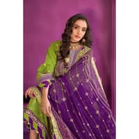 Embroidered Chunri Lawn Unstitched Suit With Chiffon Gold and Lacquer Printed Dupatta BM-32011 3PC