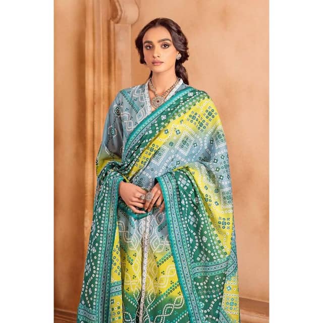 Chunri Lawn Unstitched Suit CL-32097B 3PC