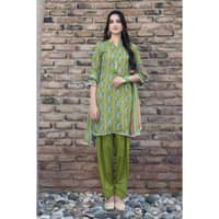Lawn Unstitched Printed Suit with chiffon dupatta BM-32031 3PC - image 4