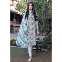 Lawn Unstitched Printed Suit with chiffon dupatta BM-32032 3PC - image 3