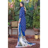 Lawn Unstitched Printed Suit with chiffon dupatta BM-32033 3PC - image 5