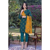 Lawn Unstitched Printed Suit with chiffon dupatta BM-32034 3PC - image 2