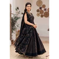 Lawn Glitter Printed Unstitched Suit with Gota Lace CL-32413 3PC - image 3