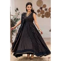 Lawn Glitter Printed Unstitched Suit with Gota Lace CL-32413 3PC
