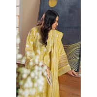 Lawn Foam Printed Lawn Unstitched Suit with Crochet Lace CL-32408 3PC - image 4