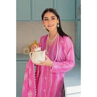 Lawn Lacquer Printed Lawn Unstitched Suit with Crochet Lace CL-32411 3PC - image 4